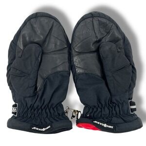 Grandoe Mens Mittens Gloves GCS Glove Component System Black Red Size S